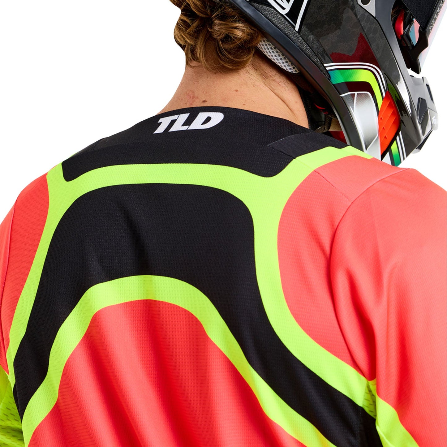 Maillot GP Pro Swerve Infrarouge / Jaune Fluo