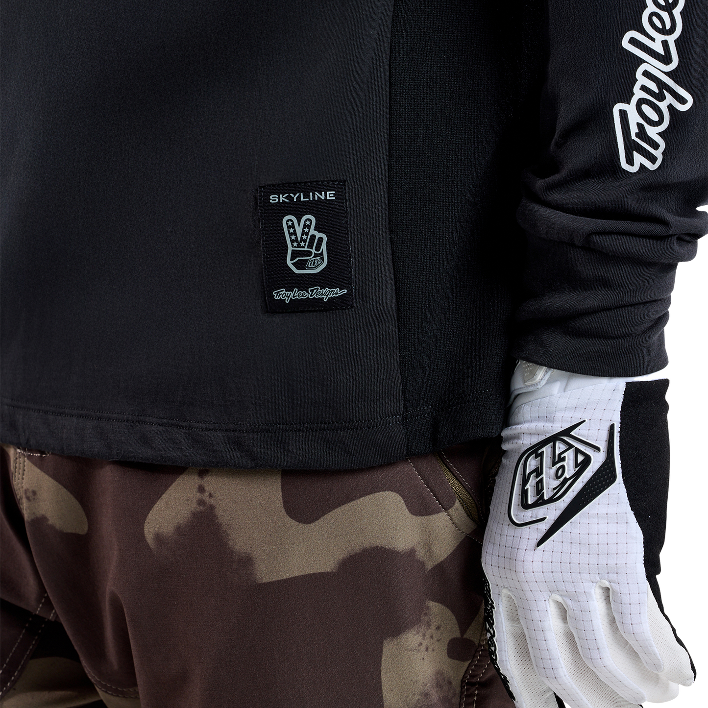 Skyline Long Sleeve Ride Tee Signature Black