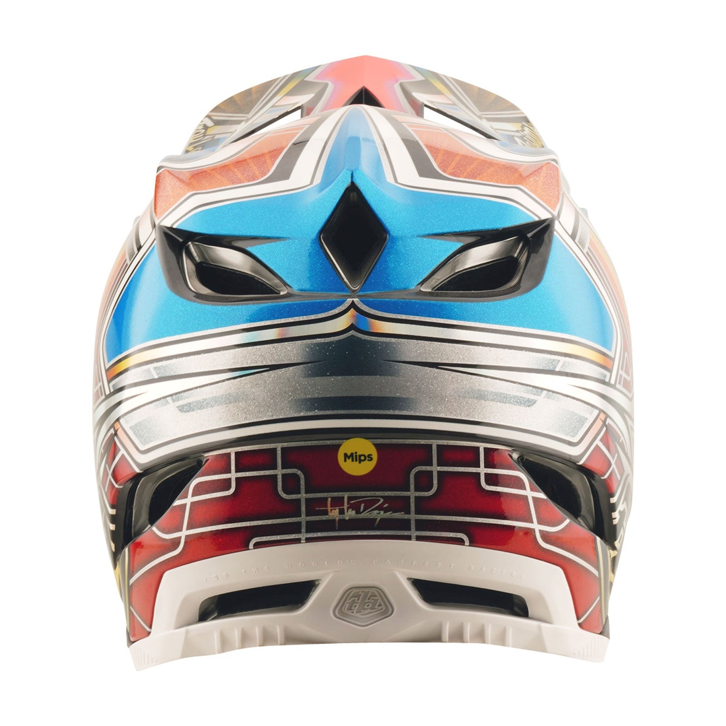 Casque D4 Carbon Lowrider Bleu