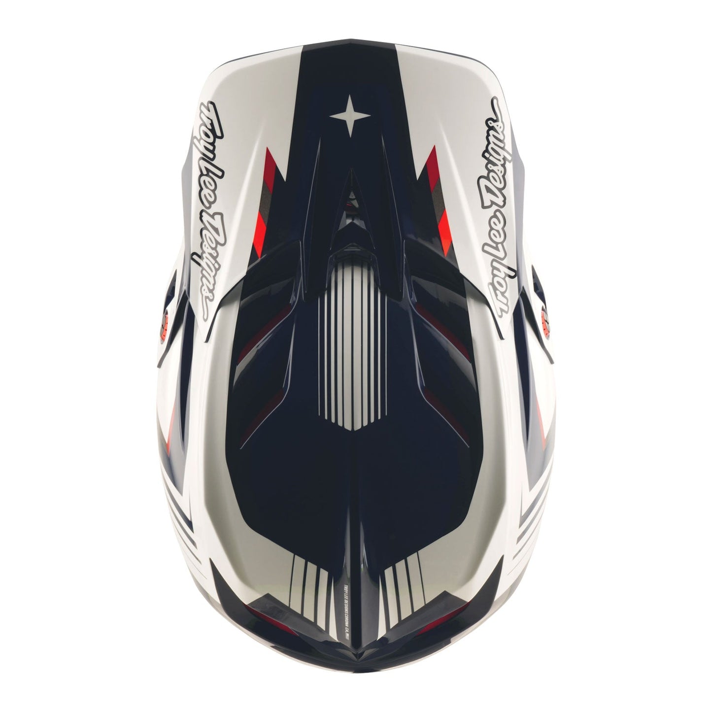 Casque D4 Polyacrylite Qualifer Bleu / Blanc