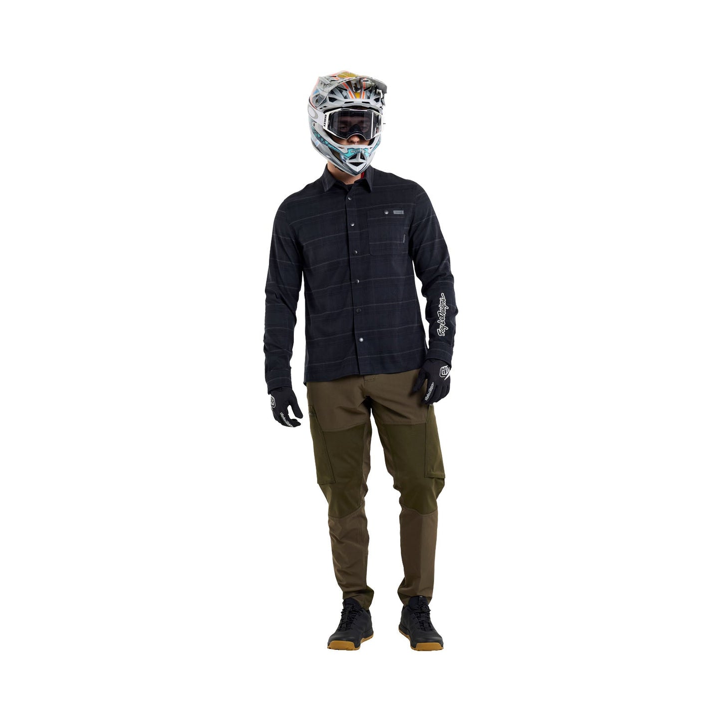 Moulure en flanelle à carreaux en fibre de carbone