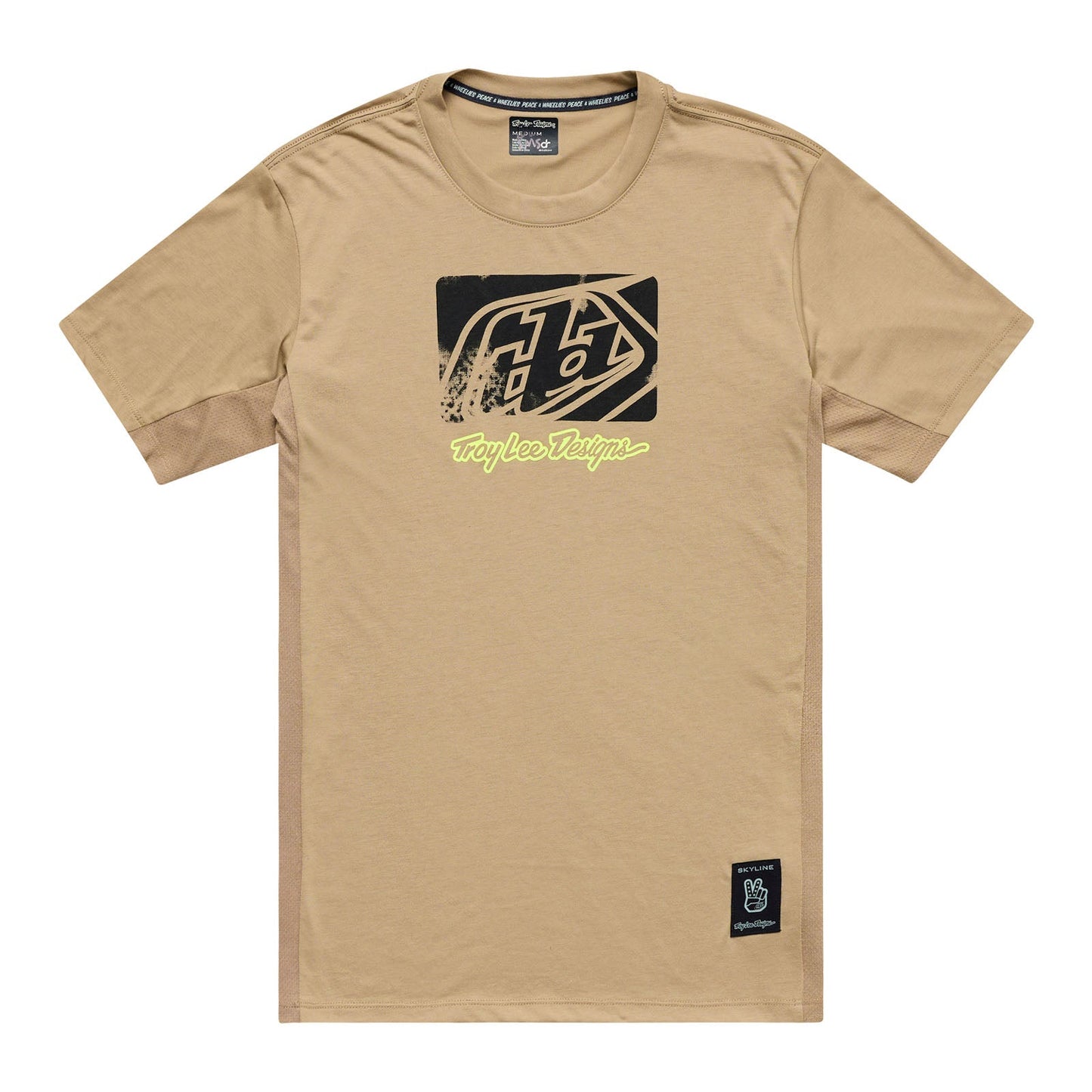 Skyline Short Sleeve Ride Tee Scrubbed Timber