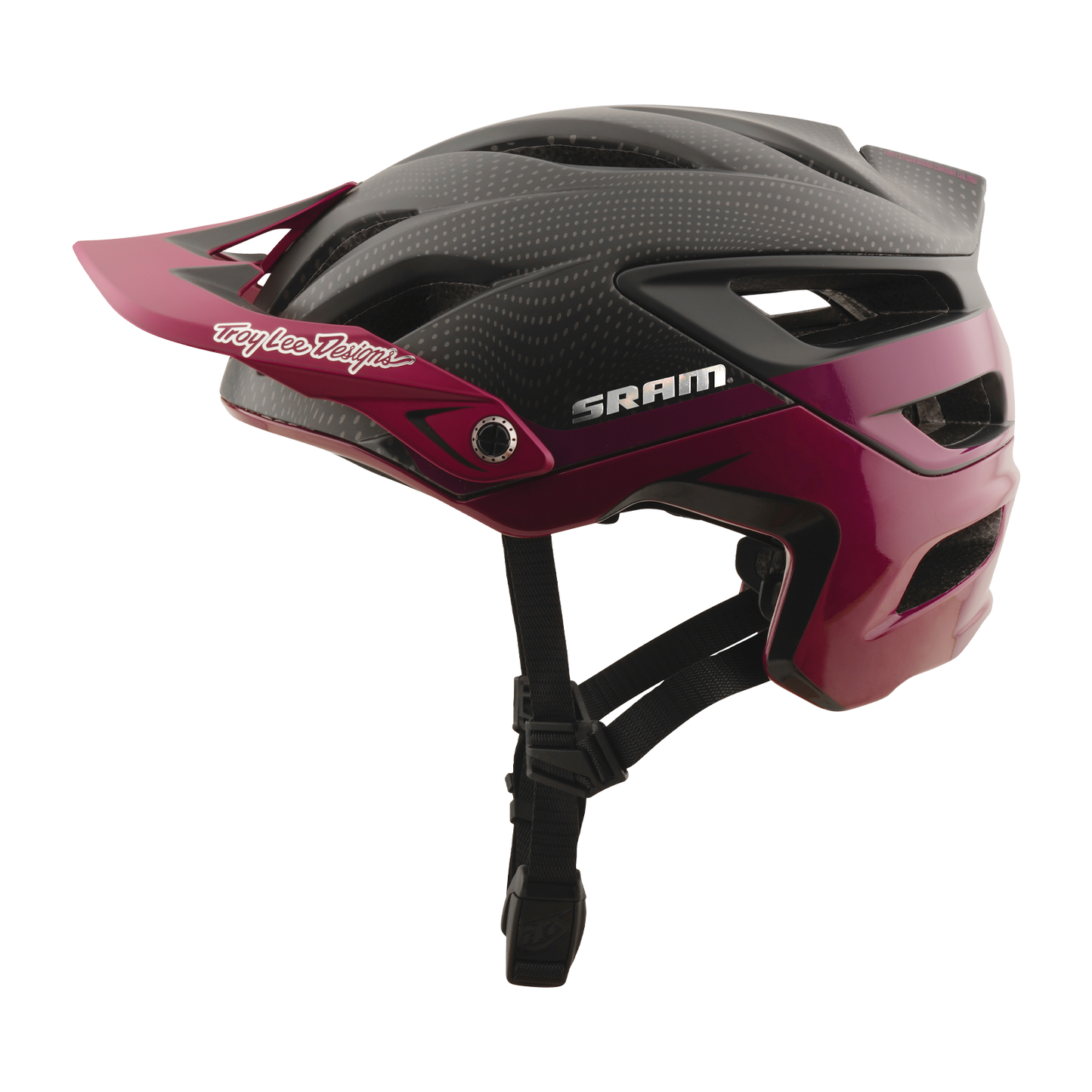 A3 Helmet W/MIPS Troy Lee Designs X SRAM Radioscape Black / Berry