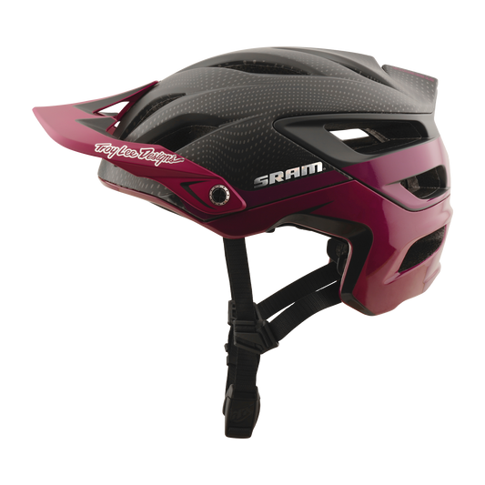 A3 Helmet W/MIPS Troy Lee Designs X SRAM Radioscape Black / Berry
