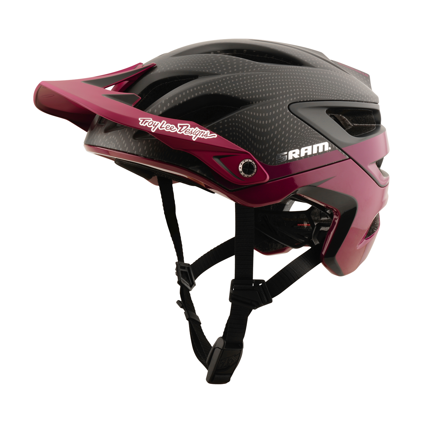 A3 Helmet W/MIPS Troy Lee Designs X SRAM Radioscape Black / Berry