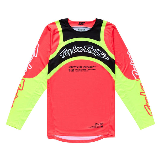 Maillot GP Pro Swerve Infrarouge / Jaune Fluo