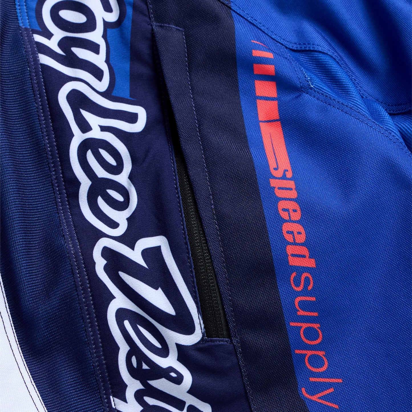 Montures de pantalon GP Pro bleu marine/blanc