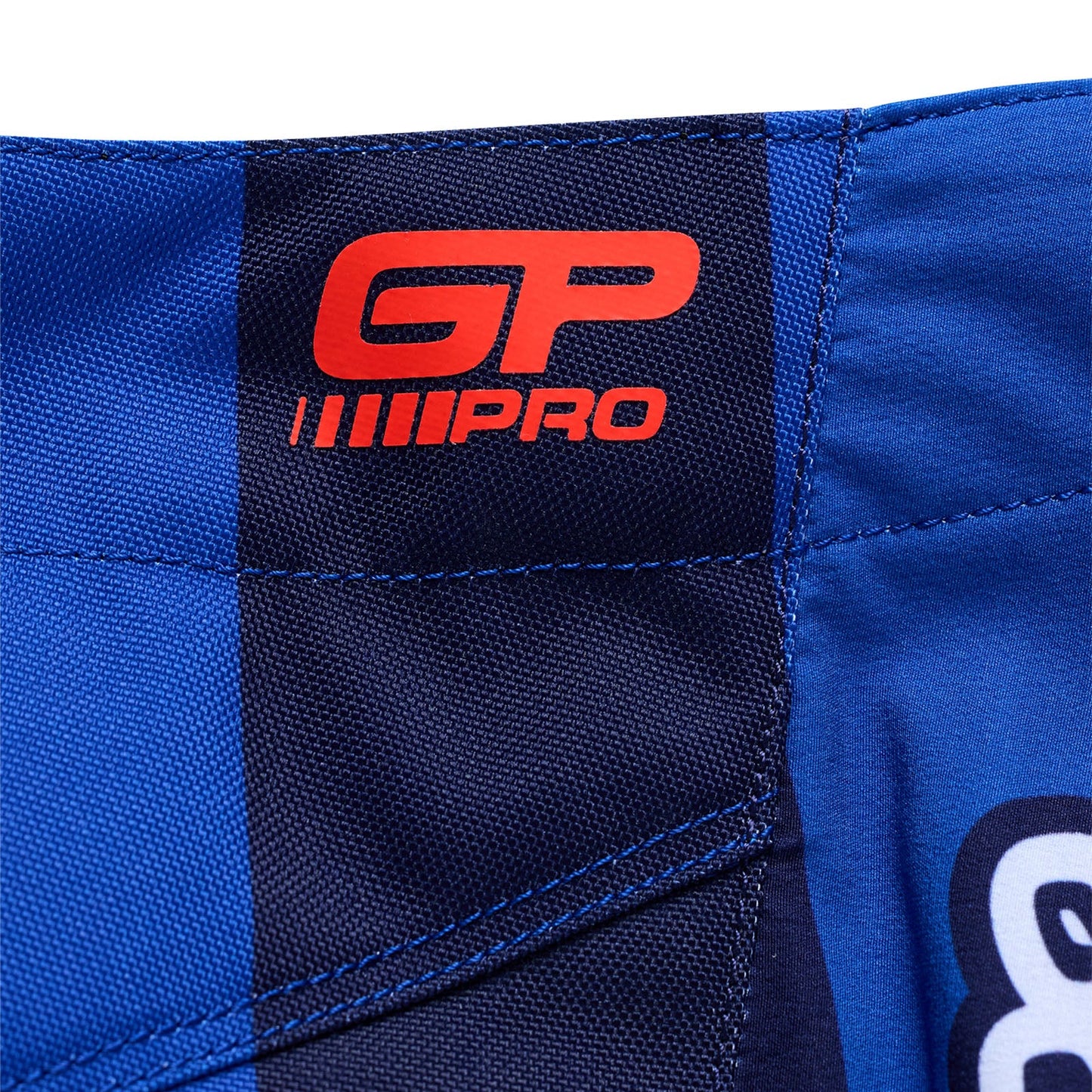 Montures de pantalon GP Pro bleu marine/blanc