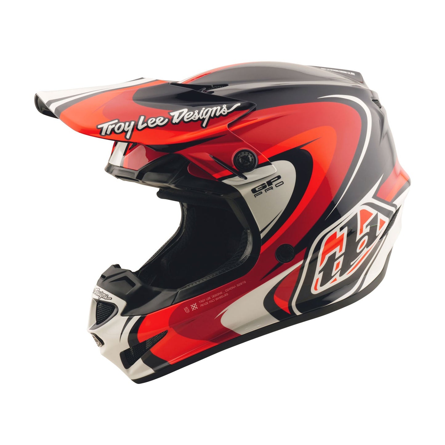 Youth GP Pro Helmet Crossover Black / Red