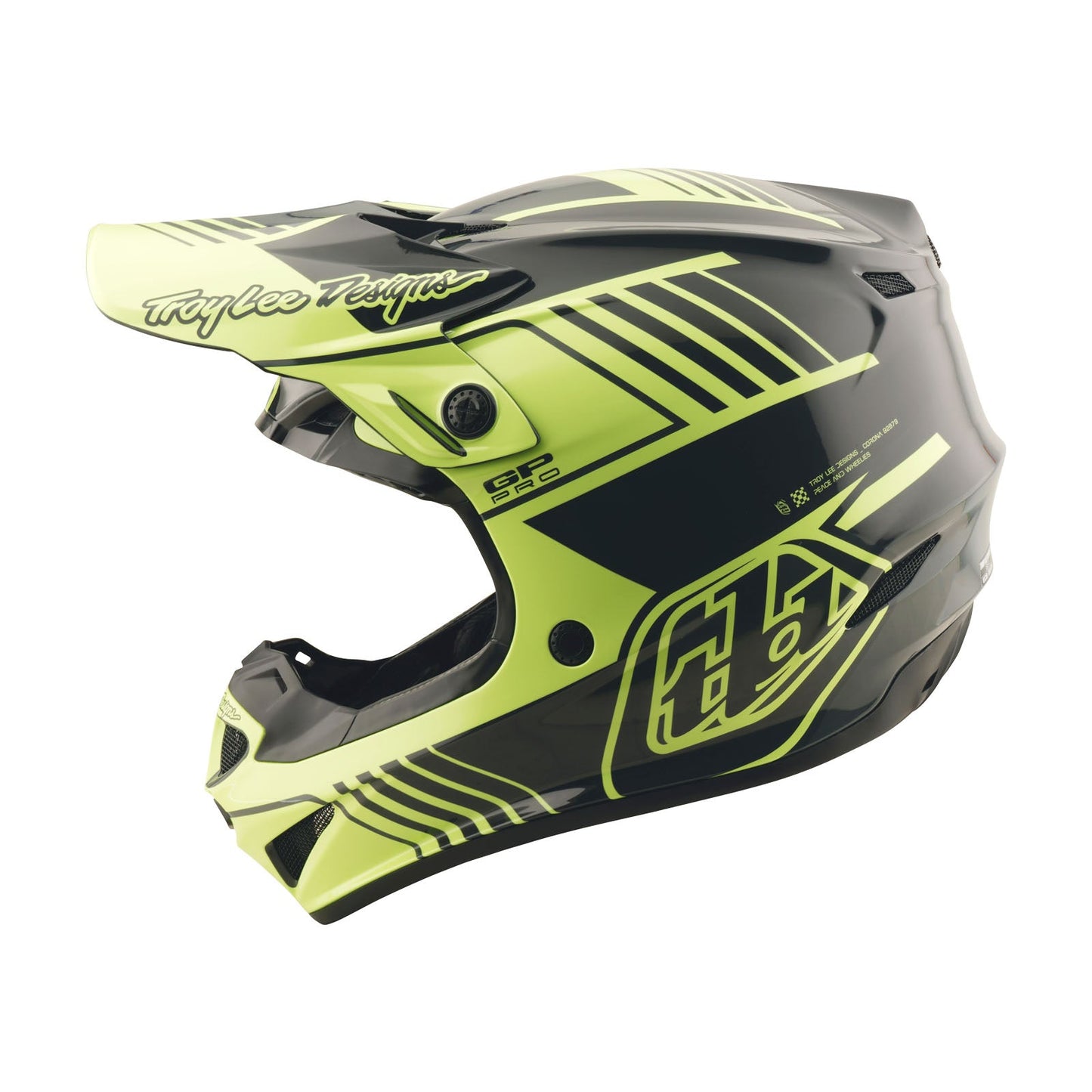 GP Pro Helmet Segment Glo Yellow / Black
