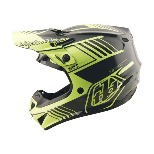 Casque GP Pro Segment Jaune Fluo / Noir
