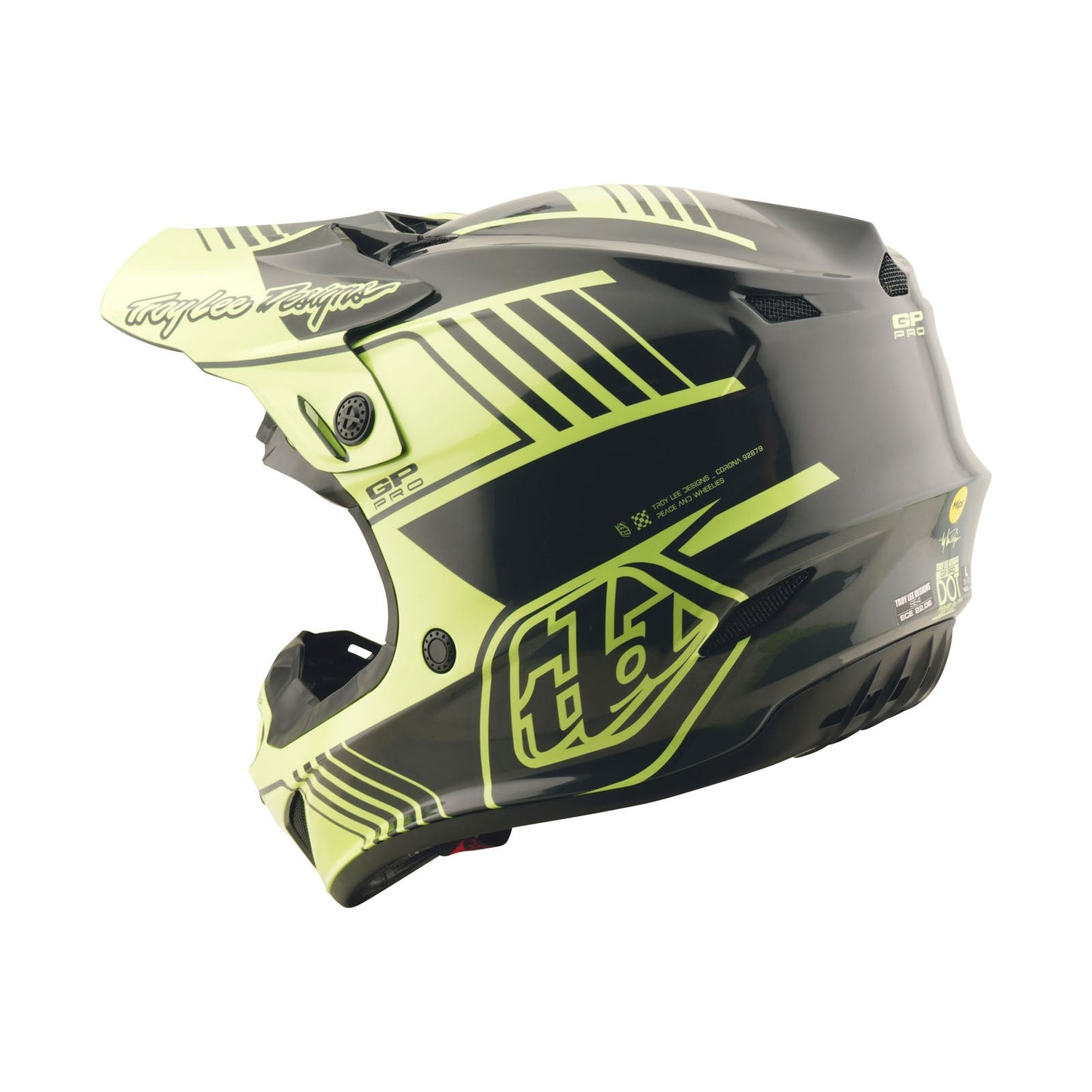 Youth GP Pro Helmet Segment Glo Yellow