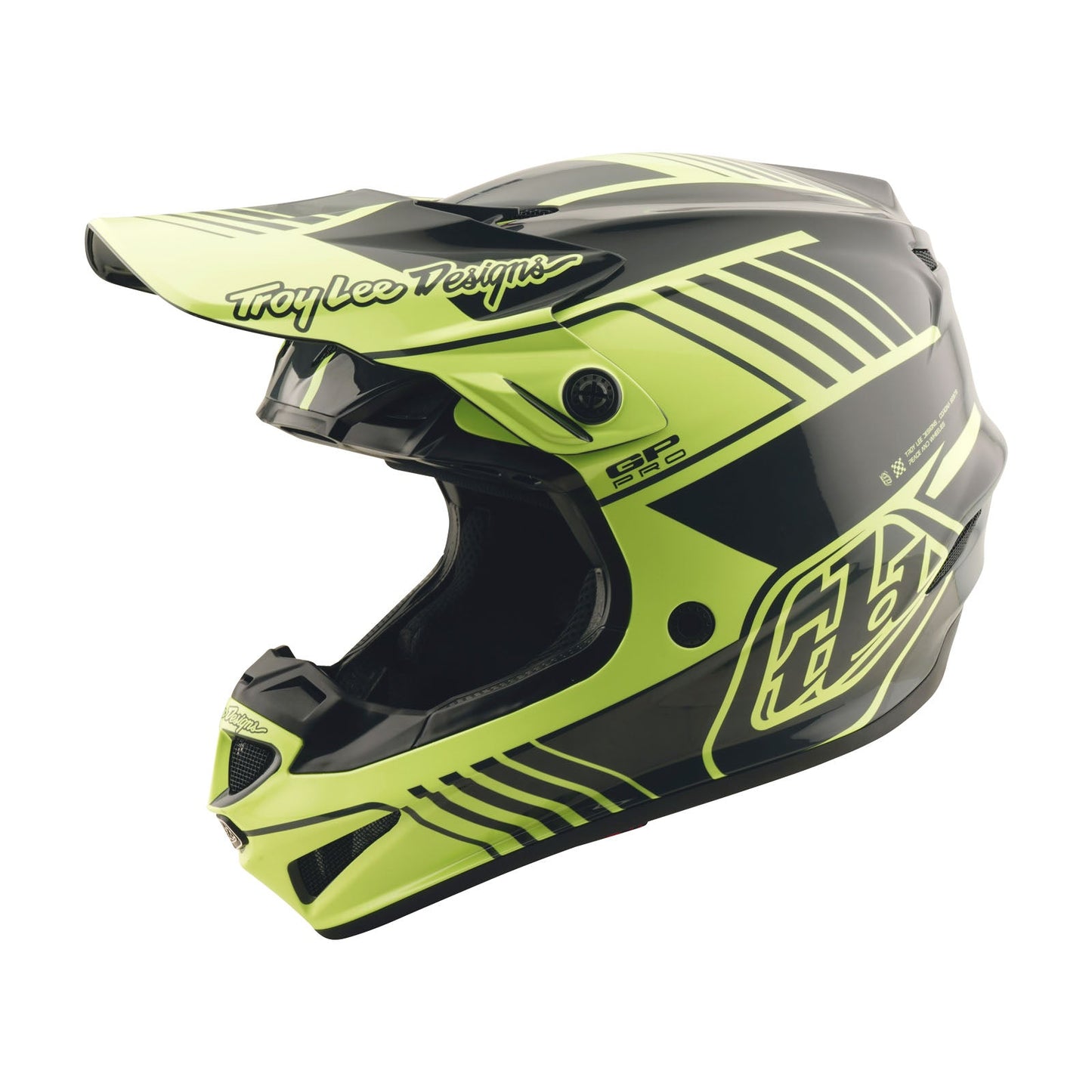 GP Pro Helmet Segment Glo Yellow / Black