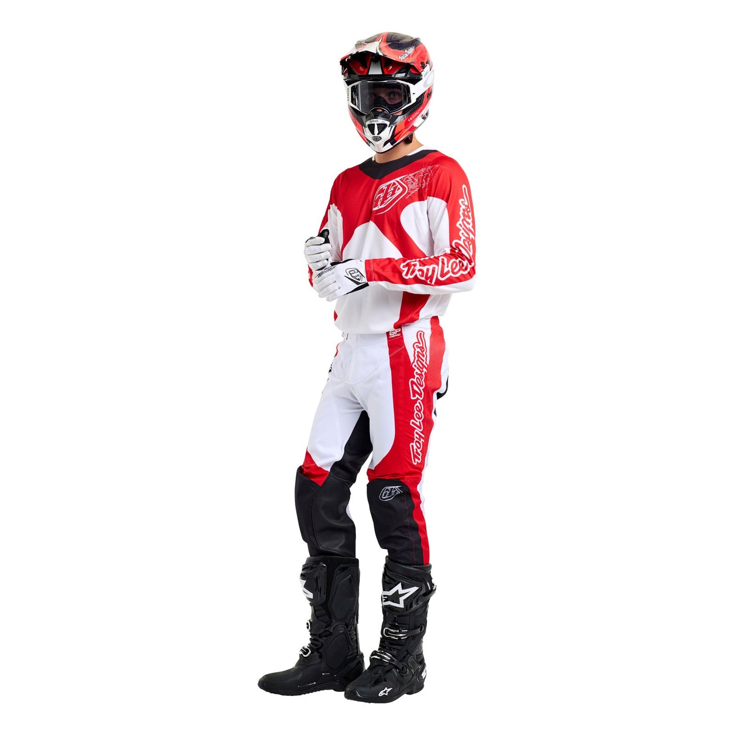Maillot GP Pro Cadres Blanc / Rouge
