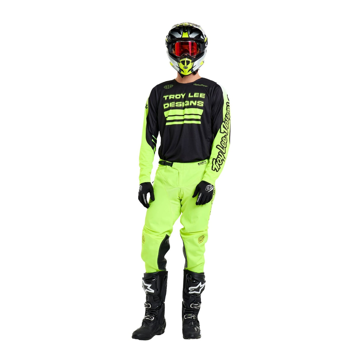 Maillot GP Pro Segment Noir / Jaune Fluo