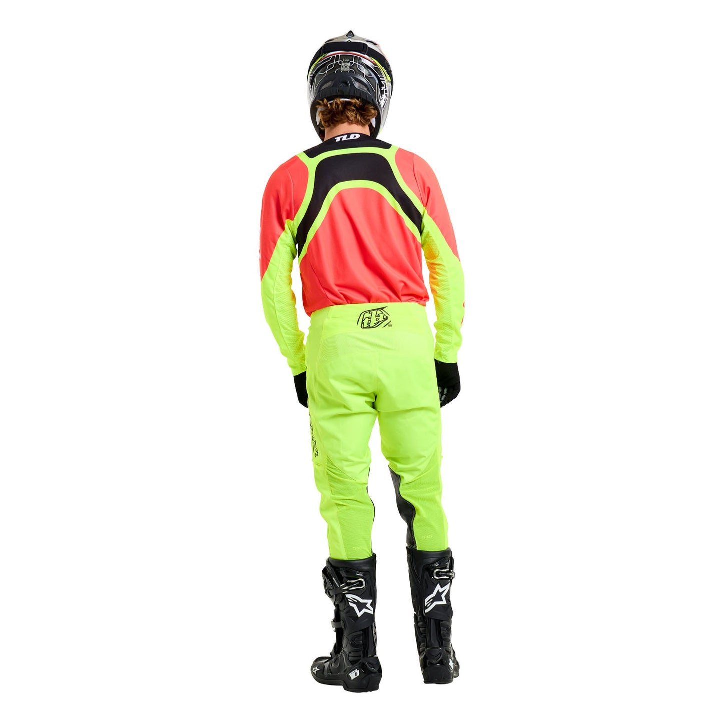 Maillot GP Pro Swerve Infrarouge / Jaune Fluo