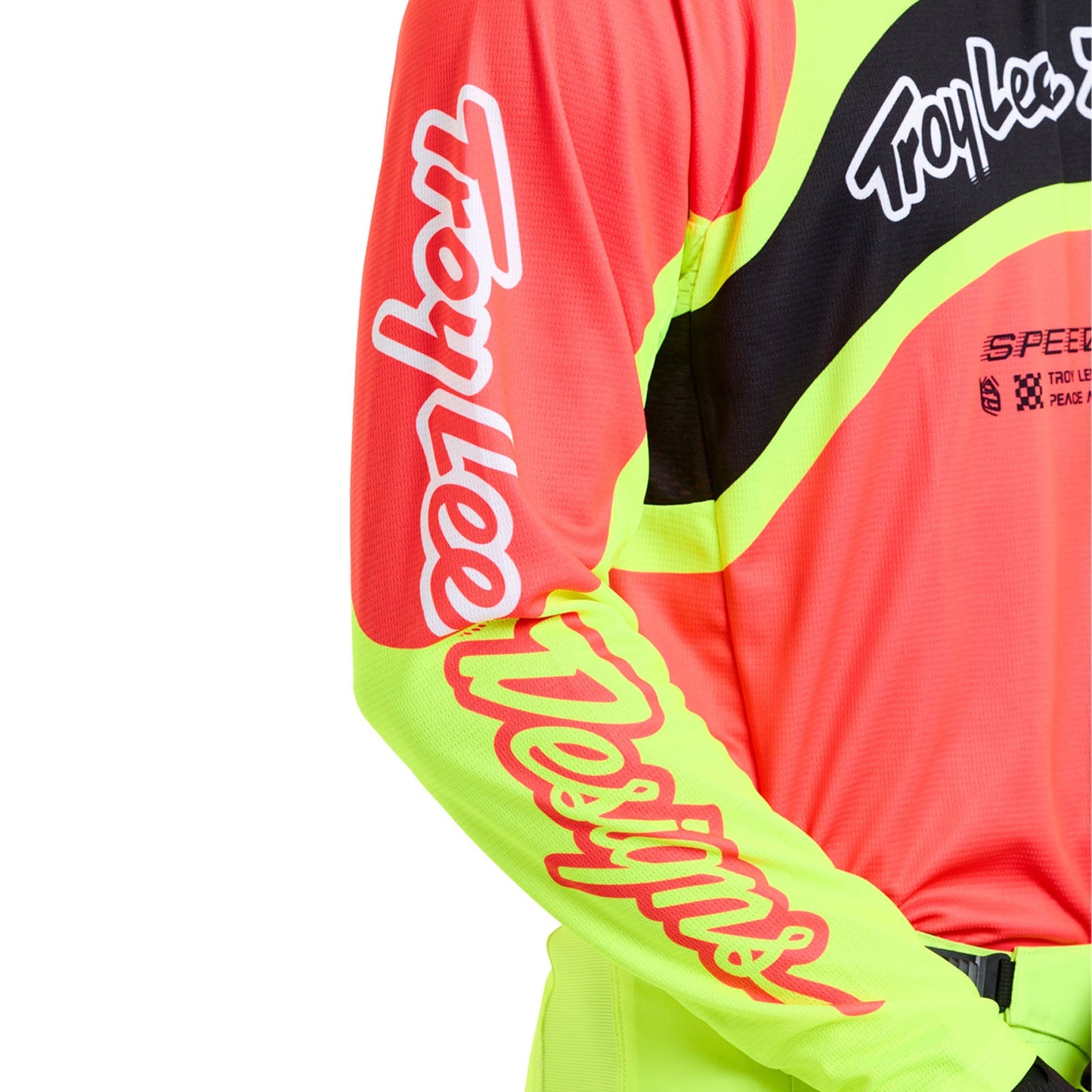 Maillot GP Pro Swerve Infrarouge / Jaune Fluo