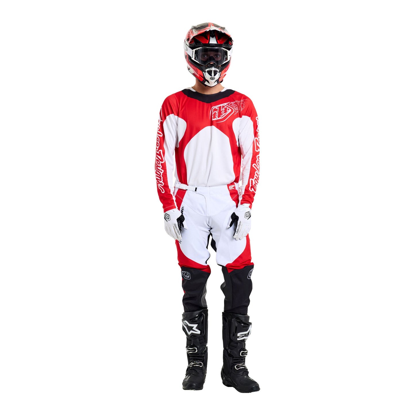 Montures de pantalon GP Pro Blanc / Rouge