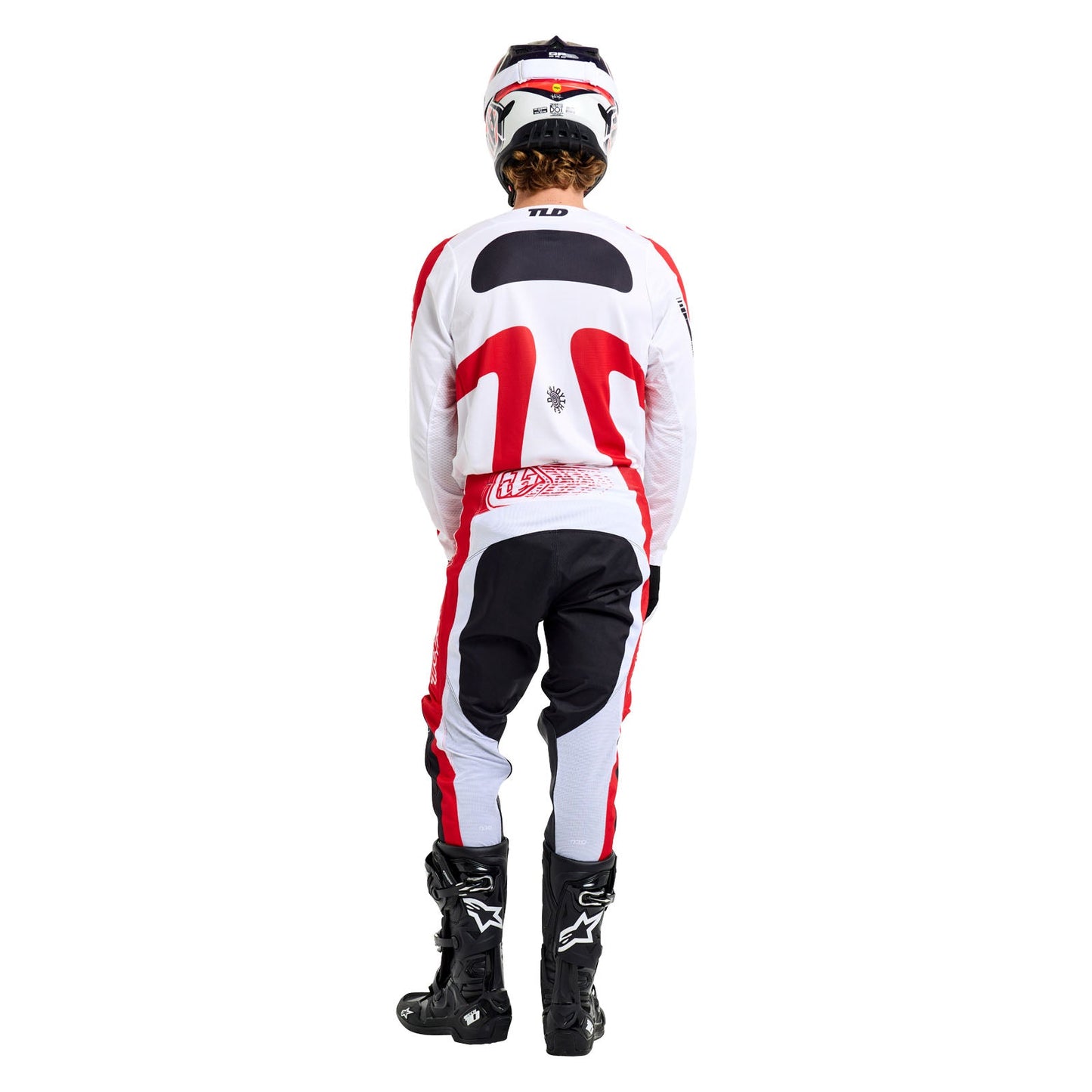 Montures de pantalon GP Pro Blanc / Rouge