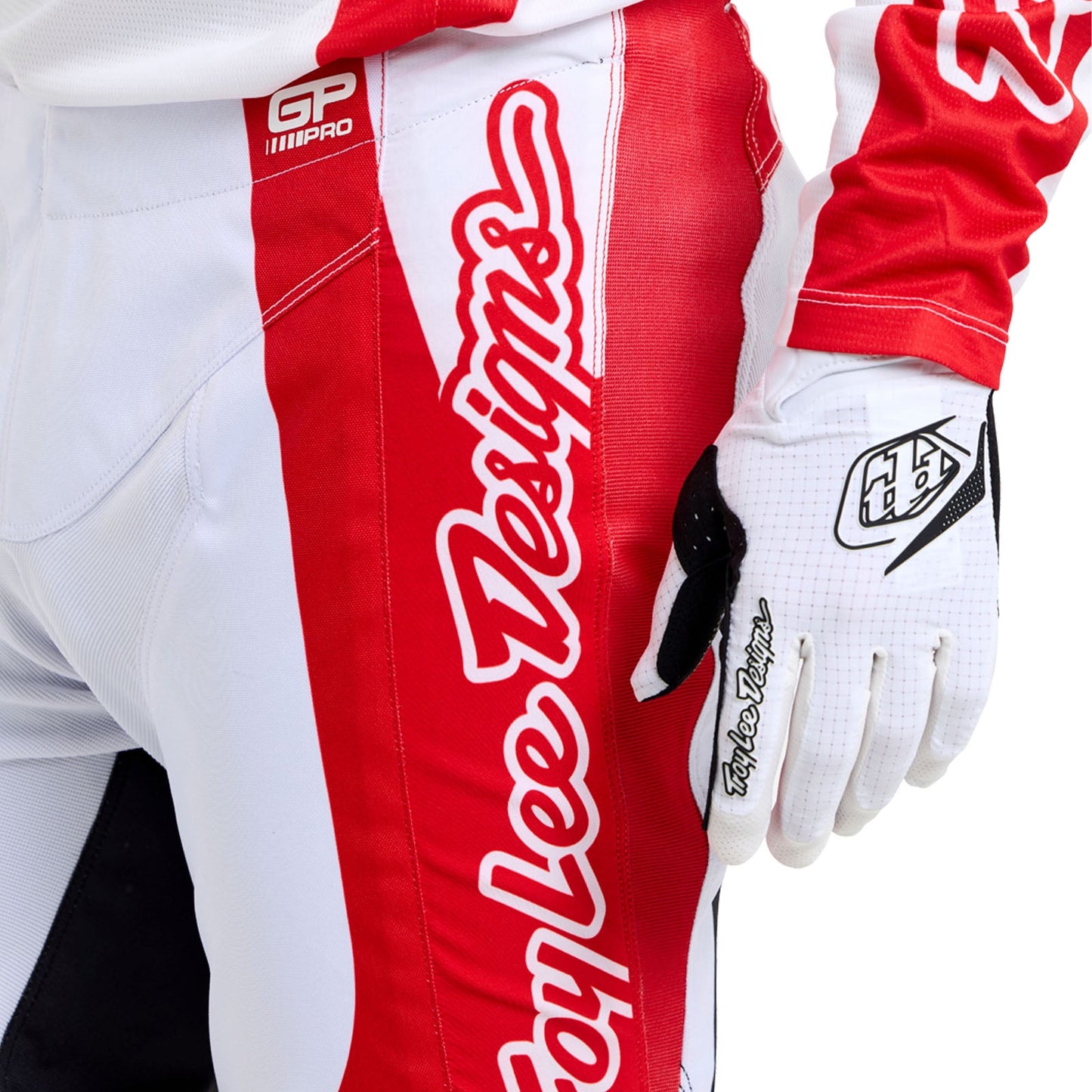 Montures de pantalon GP Pro Blanc / Rouge