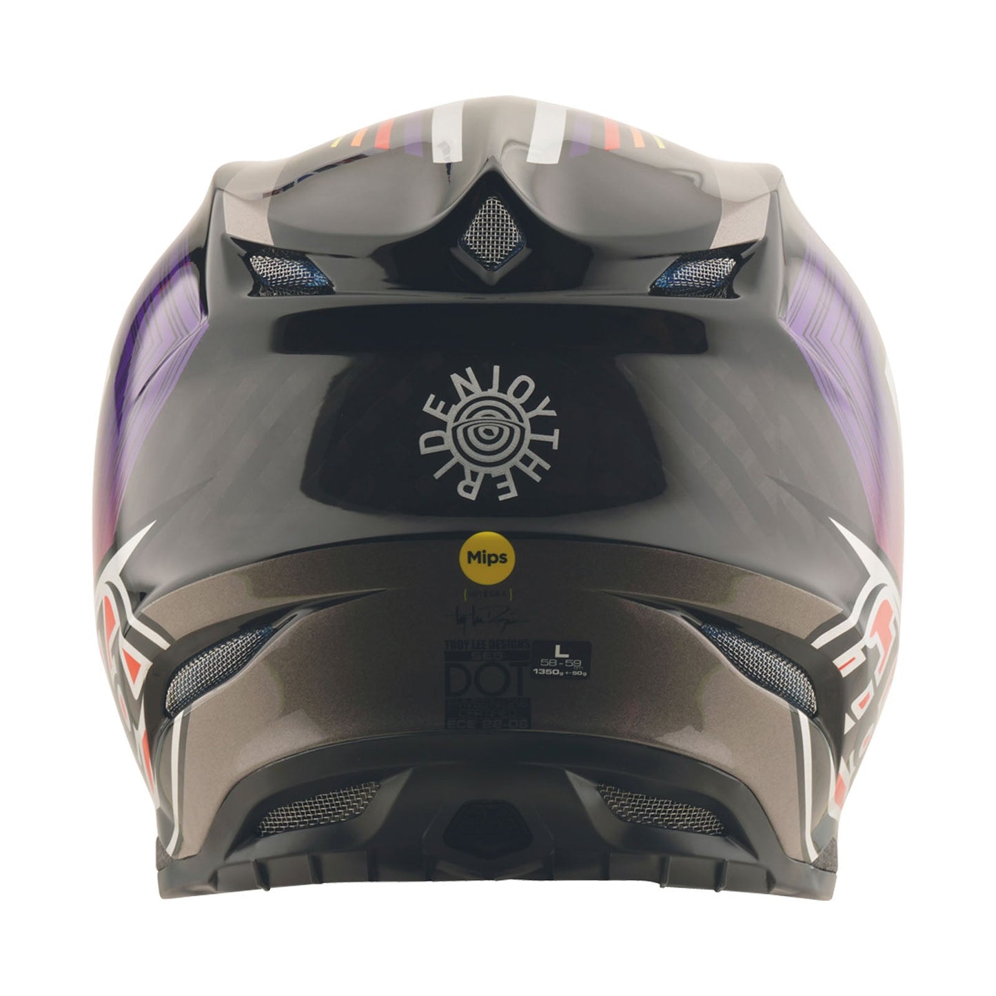 Bandes de casque SE5 Carbon noires/violettes