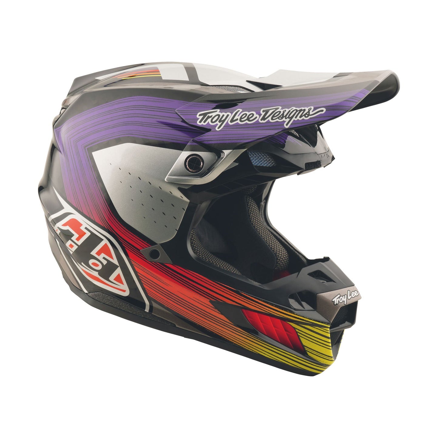 Bandes de casque SE5 Carbon noires/violettes