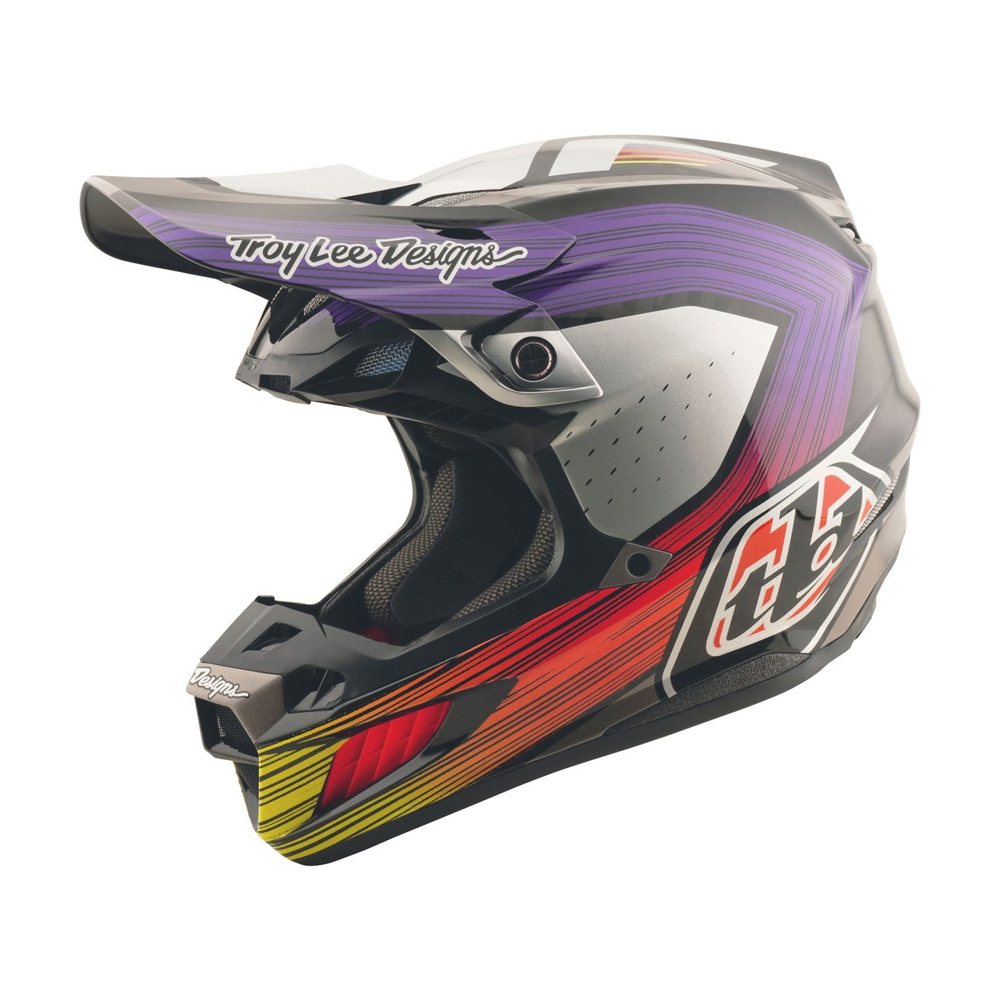 Bandes de casque SE5 Carbon noires/violettes