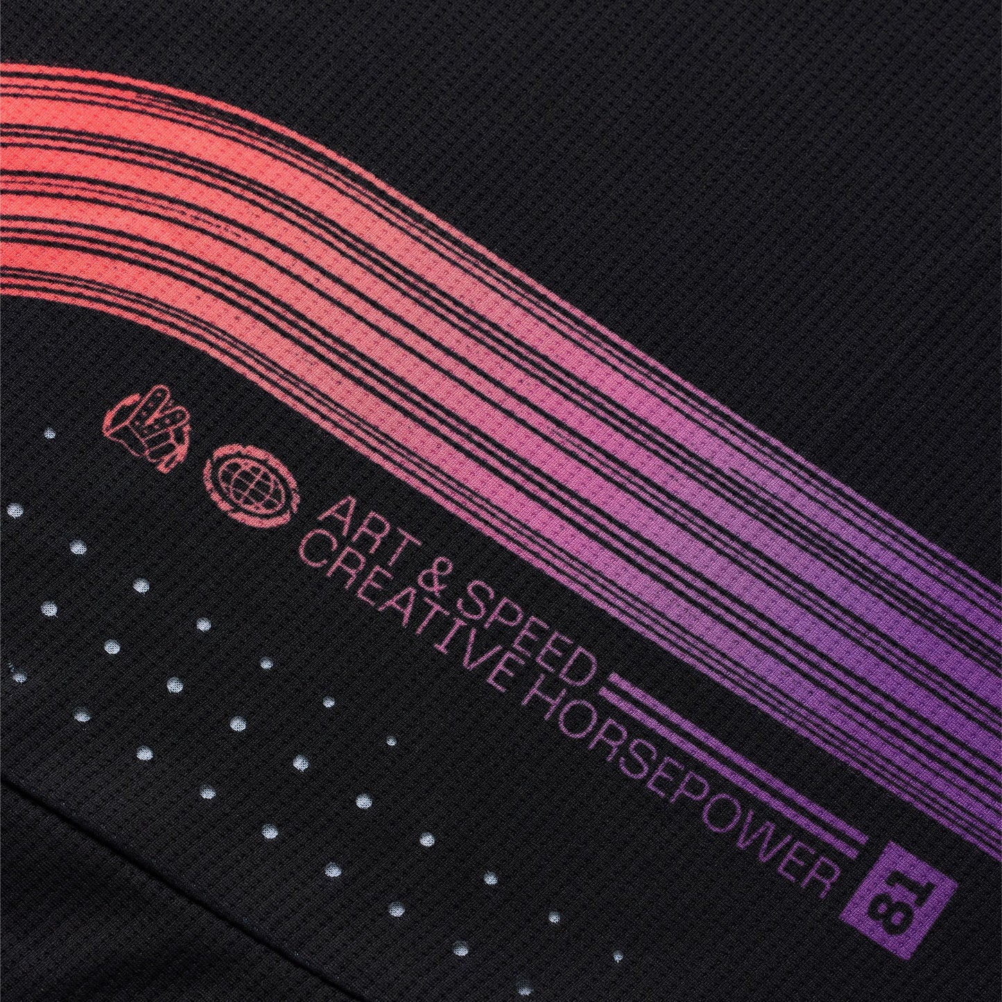 Maillot SE Pro à rayures noir/multicolore