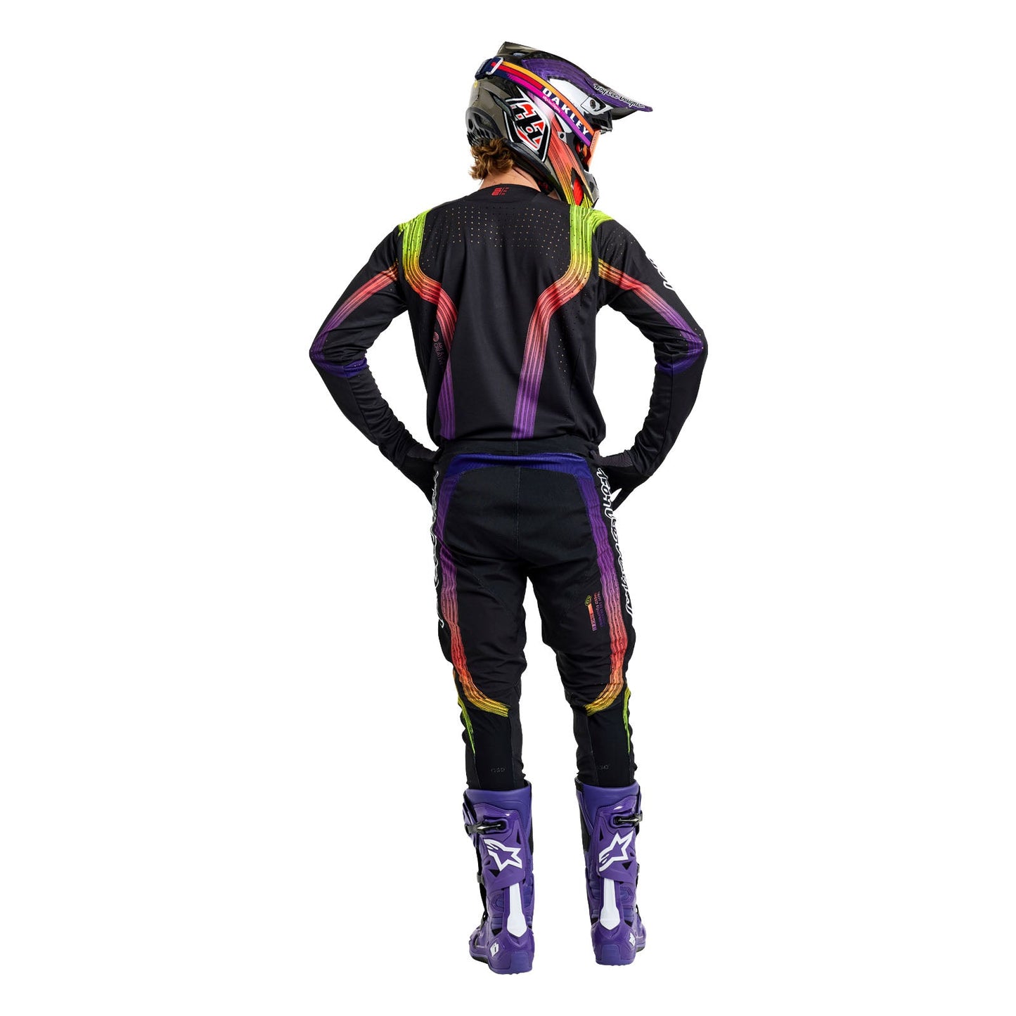 Maillot SE Pro à rayures noir/multicolore