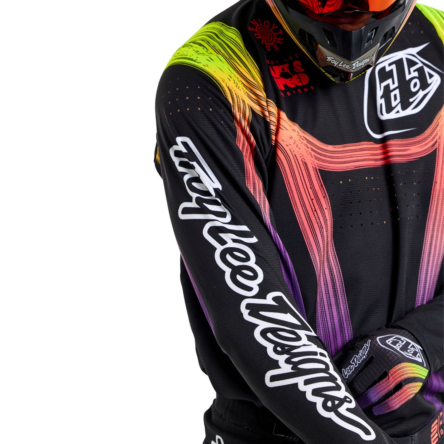 Maillot SE Pro à rayures noir/multicolore