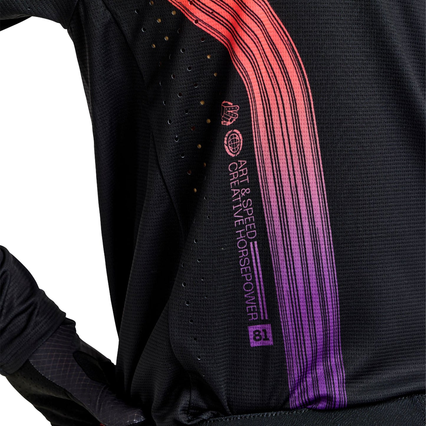 Maillot SE Pro à rayures noir/multicolore