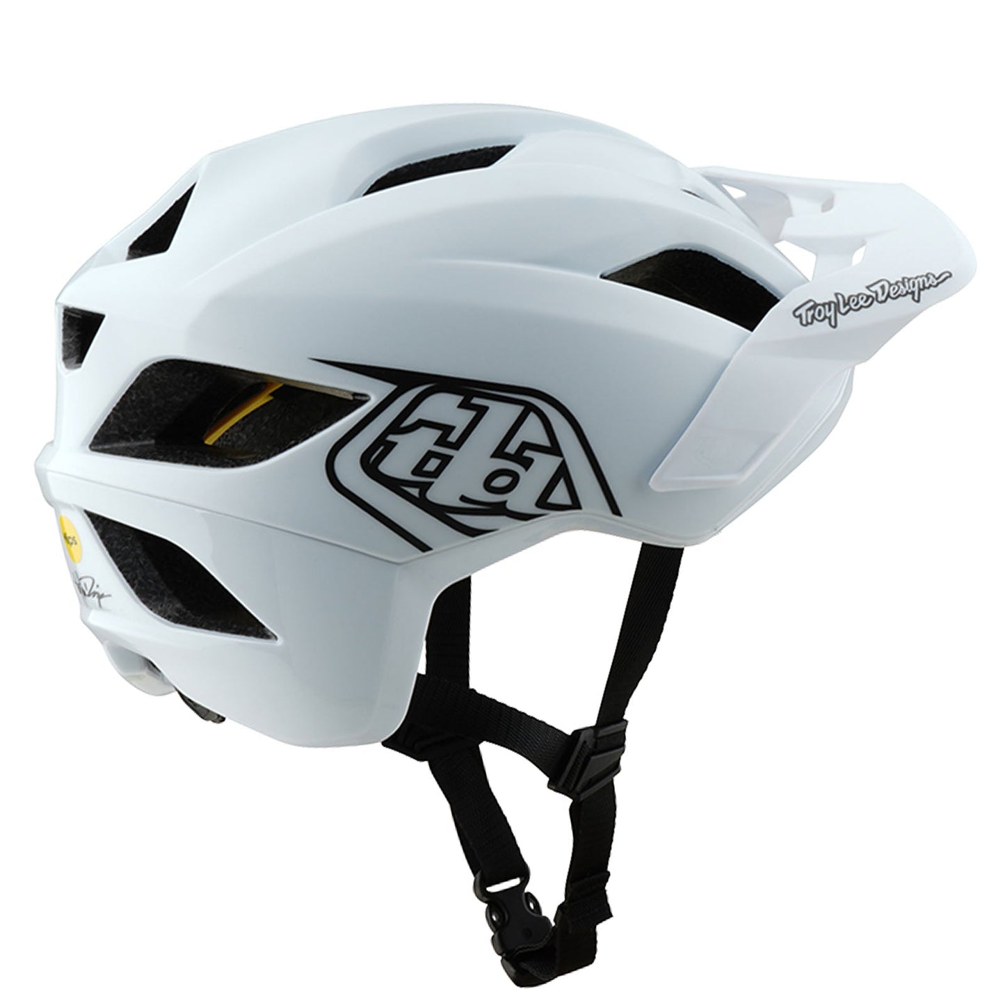 Casque Flowline Point Blanc / Noir