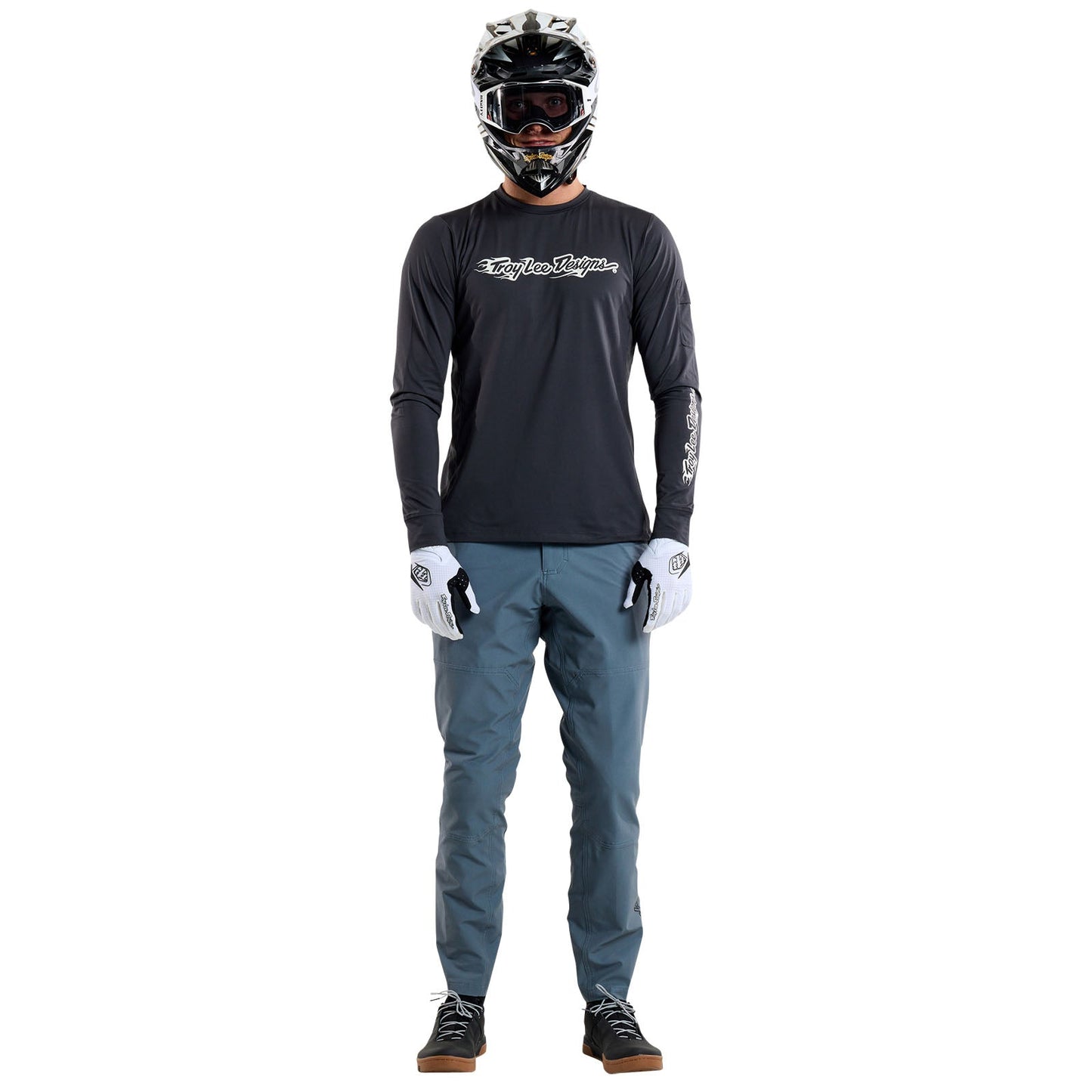 T-shirt à manches longues Ruckus Ride Burn Out Carbon