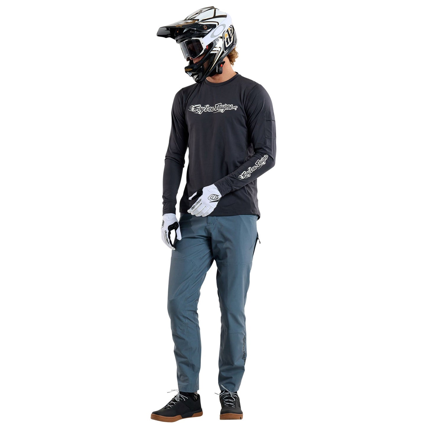 T-shirt à manches longues Ruckus Ride Burn Out Carbon