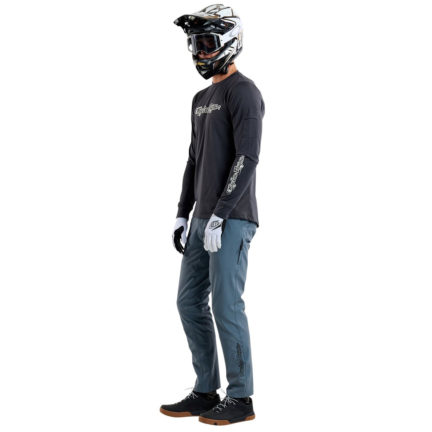 T-shirt à manches longues Ruckus Ride Burn Out Carbon